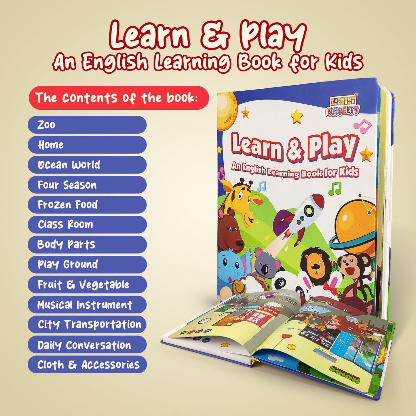 Learn & Play Advanced Interactive Sound Book