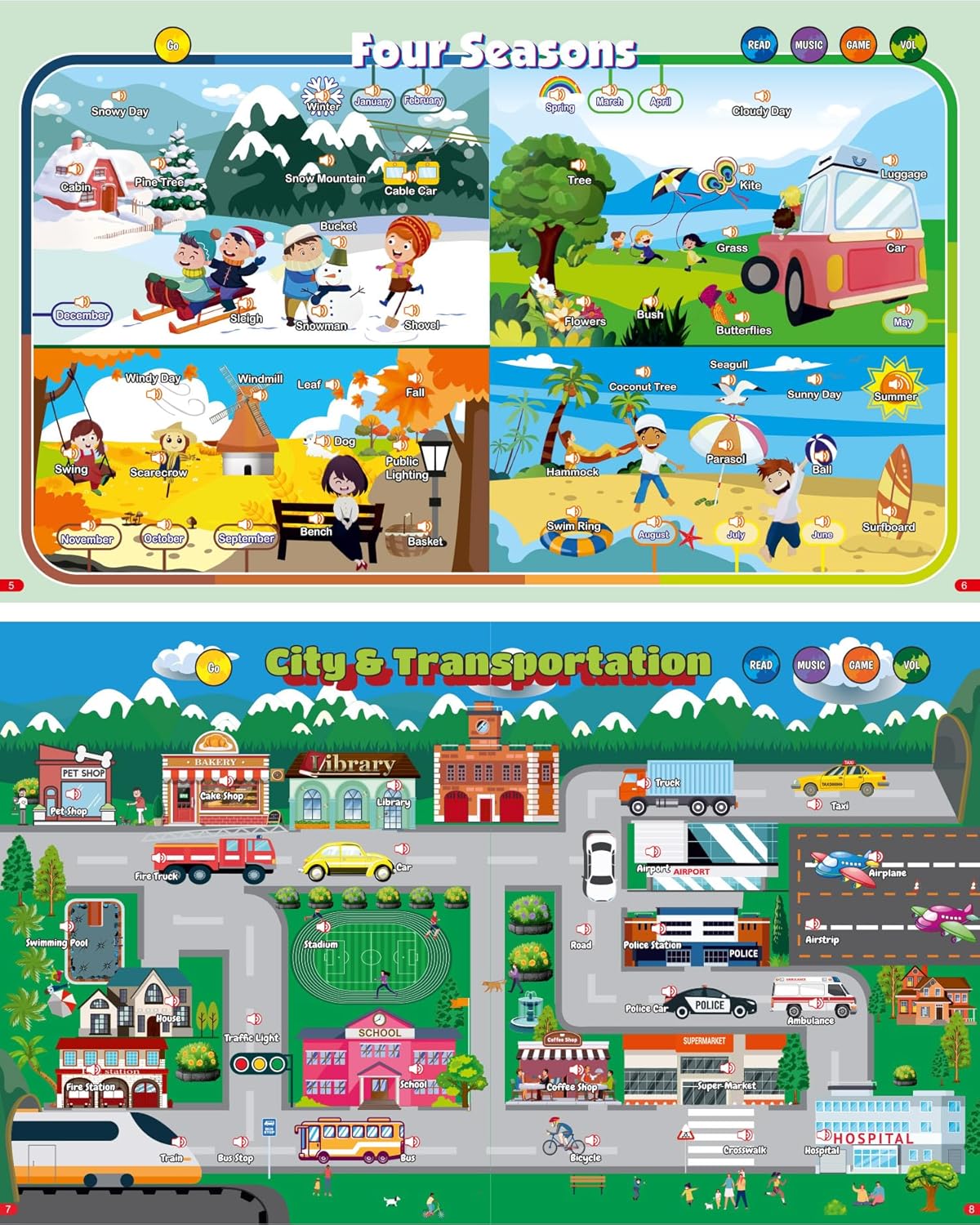 Learn & Play Advanced Interactive Sound Book